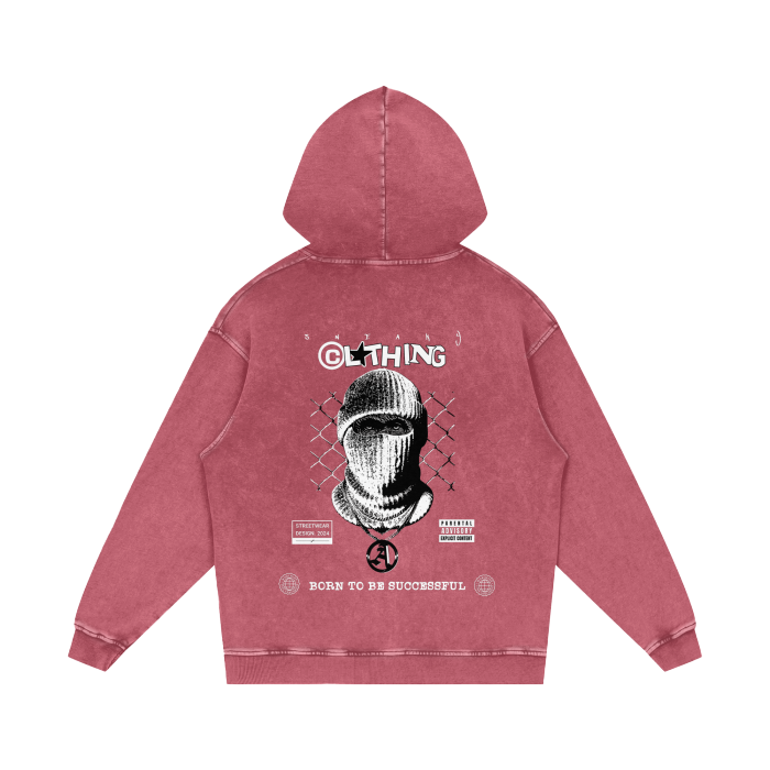 Sneaky "Born to Be Successful" Acid Vintage Hoodie